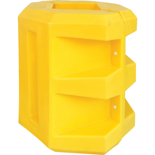 Short Column Protector, 8" x 8" Inside Opening, 24" L x 24" W x 24" H, Yellow Toolneeds Inc.