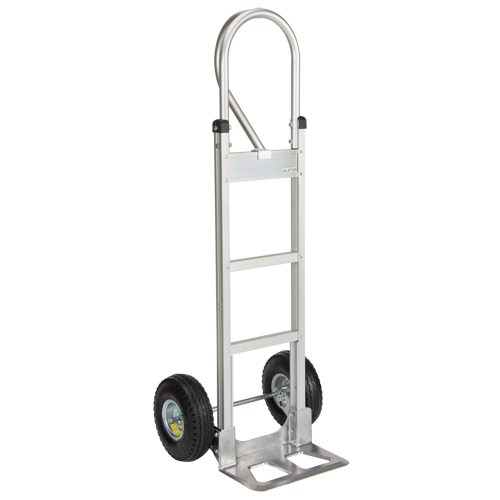 Knocked Down Hand Truck, P-Handle Handle, Aluminum, 52-1/8" Height, 500 lbs. Capacity Toolneeds Inc.