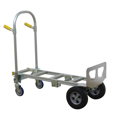 SPTN-JR-T18-SR Spartan Jr. Convertible Hand Truck, Aluminum, 1000 lbs. Capacity Toolneeds Inc.