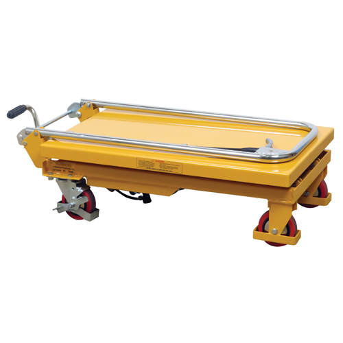 Table &eacute;l&eacute;vatrice &agrave; ciseaux hydraulique, 17,75" lo x 27,5" la/27-1/2" lo x 17-3/4" la, Acier, Capacit&eacute; 330 lb Toolneeds Inc.