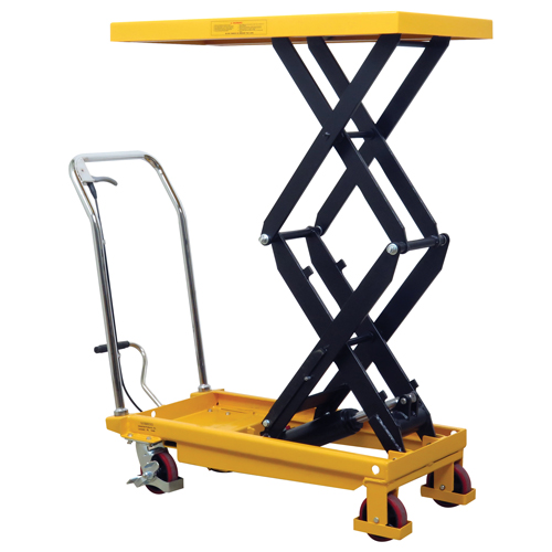 Table &eacute;l&eacute;vatrice &agrave; ciseaux hydraulique, 19,5" lo x 35,5" la/35-1/2" lo x 19-1/2" la, Acier, Capacit&eacute; 770 lb Toolneeds Inc.