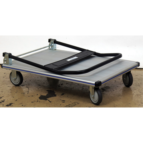 Chariot &agrave; plateforme avec poign&eacute;e pliante, Aluminium, 350 lb, 29" lo x 18-1/2" la, Hauteur 34-1/2" Toolneeds Inc.