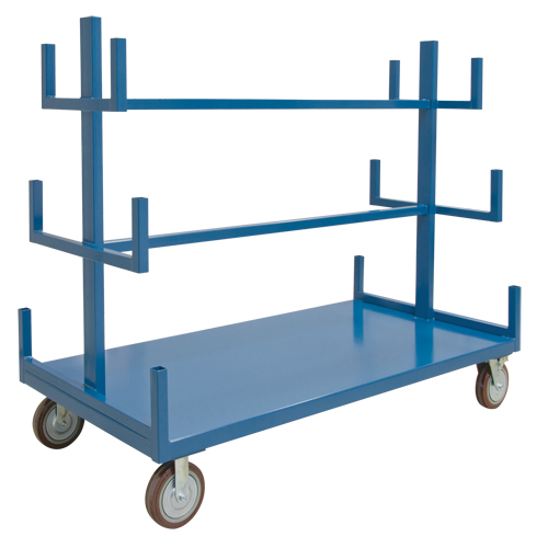 Support mobile pour tuyaux & barres, Acier, 48" la x 36" p x 60" h, Capacit&eacute; de 3000 lb Toolneeds Inc.