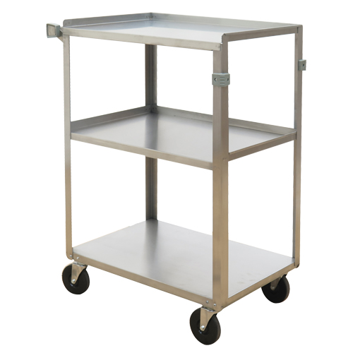 Chariots &agrave; tablette, 3 Tiers, 15-3/4" la x 32" h x 24" p, Capacit&eacute; 500 lb Toolneeds Inc.