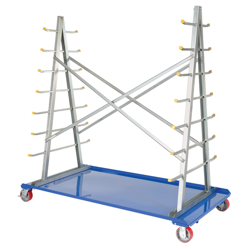 Chariot &agrave; cadre en A pour barres et tuyaux, Acier, 36-3/4" la x 73-3/4" p x 72-1/2" h, Capacit&eacute; de 2000 lb Toolneeds Inc.