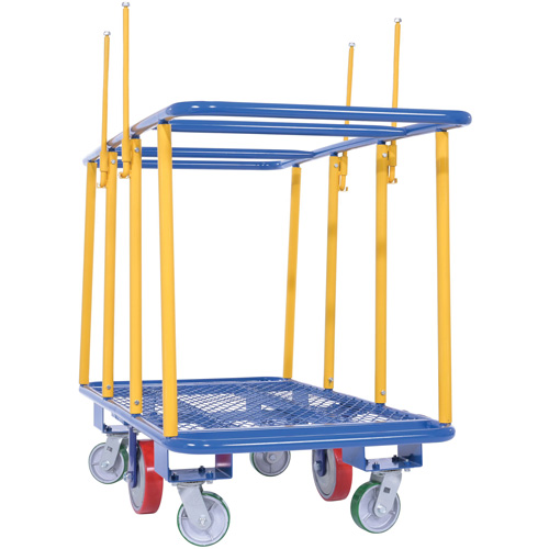 Horizontal Panel Cart, 63-7/16" x 28-1/2" x 40-15/16", 2000 lbs. Capacity Toolneeds Inc.