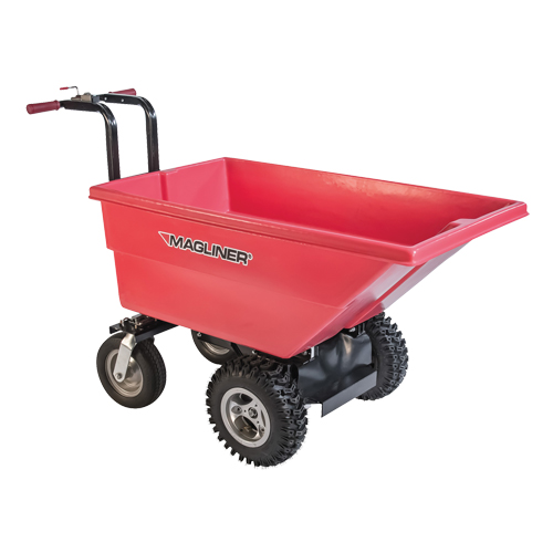 Chariot &agrave; bascule motoris&eacute;, Capacit&eacute; 6 cu.ft., 40" h x 25" la x 56" p Toolneeds Inc.