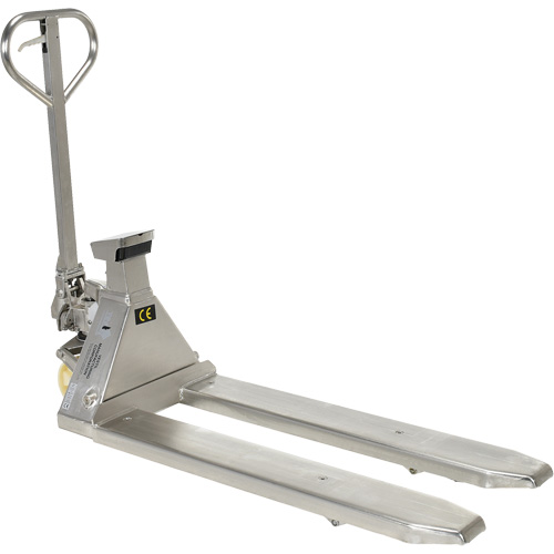 Scale Pallet Truck, 45.69" L x 21.875" W, 5000 lbs. Cap. Toolneeds Inc.