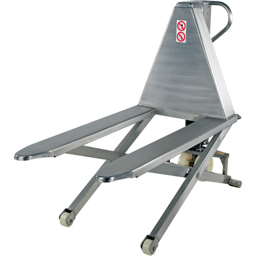 Table &eacute;l&eacute;vatrice de palettes, 45" lo x 26-3/4" la, Acier inoxydable, Capacit&eacute; de 2000 lb Toolneeds Inc.