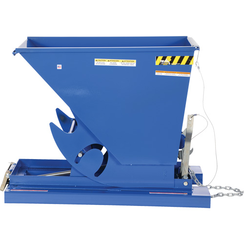 Self-Dumping Hopper, Steel, 1/3 cu.yd., Blue Toolneeds Inc.