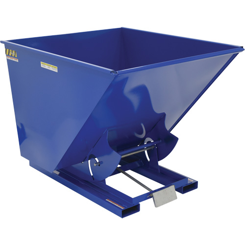 Conteneur autobasculeur, Acier, 2 vg³, Bleu Toolneeds Inc.