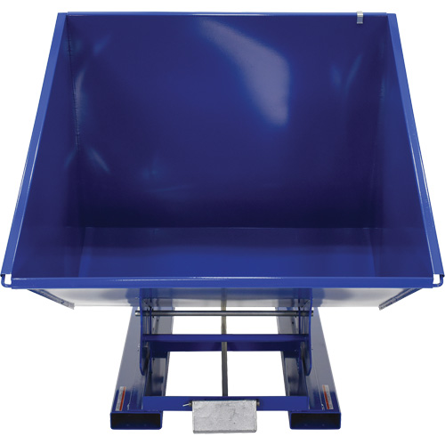 Conteneur autobasculeur, Acier, 2 vg³, Bleu Toolneeds Inc.
