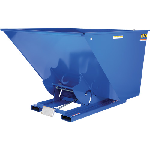 Self-Dumping Hopper, Steel, 2-1/2 cu.yd., Blue Toolneeds Inc.