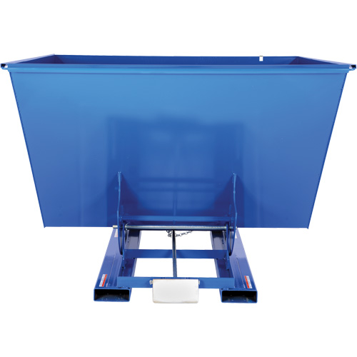 Self-Dumping Hopper, Steel, 2-1/2 cu.yd., Blue Toolneeds Inc.