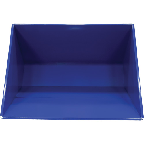 Self-Dumping Hopper, Steel, 3 cu.yd., Blue Toolneeds Inc.