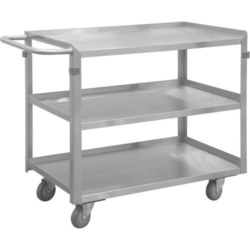 Chariot avec tablettes de calibre industriel, 3 Tiers, 22-1/2" la x 34" h x 42-7/16" p, Capacit&eacute; 600 lb Toolneeds Inc.