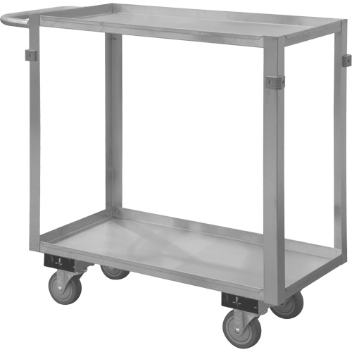 Chariot avec tablettes de calibre industriel, 2 Tiers, 22-1/2" la x 34" h x 42-7/16" p, Capacit&eacute; 600 lb Toolneeds Inc.