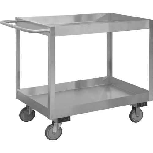 Chariot avec tablettes de calibre industriel, 2 Tiers, 24-1/8" la x 35" h x 42" p, Capacit&eacute; 1200 lb Toolneeds Inc.