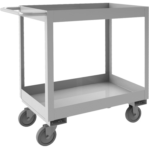 Chariot avec tablettes de calibre industriel, 2 Tiers, 16" la x 34" h x 36-7/16" p, Capacit&eacute; 600 lb Toolneeds Inc.