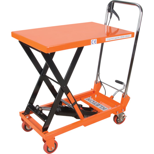 Hydraulic Scissor Lift Table, 27-1/2" L x 17-3/4" W, Steel, 330 lbs. Capacity Toolneeds Inc.