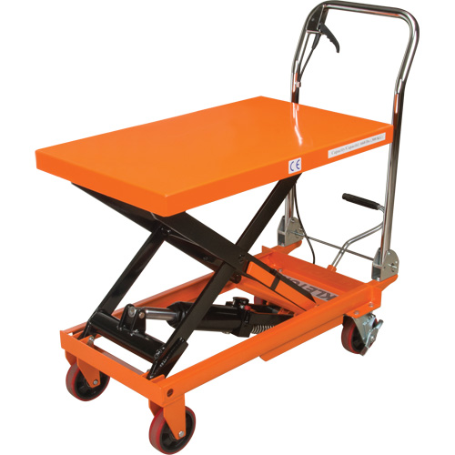 Hydraulic Scissor Lift Table, 32" L x 19-3/4" W, Steel, 660 lbs. Capacity Toolneeds Inc.