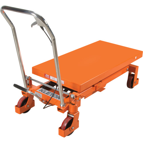 Table &eacute;l&eacute;vatrice &agrave; ciseaux hydraulique, 40" lo x 20 " la, Acier, Capacit&eacute; 2200 lb Toolneeds Inc.