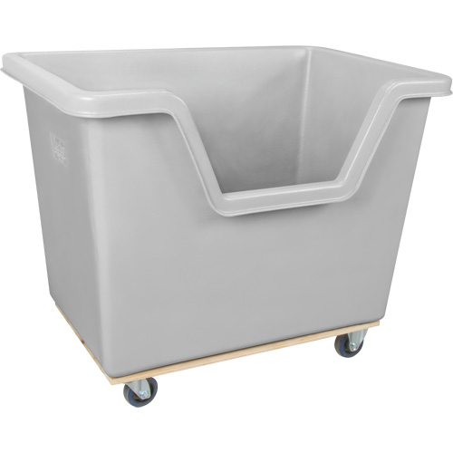 Chariot-caisse &agrave; c&ocirc;t&eacute; ouvert, Poly&eacute;thyl&egrave;ne, 45-3/4" lo x 31-1/4" la x 37-3/4" h, Volume 22 pi³, Capacit&eacute; 1000 lb Toolneeds Inc.