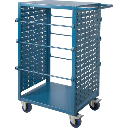 Mobile Wire Spool Cart, Steel, 6 Rod, 21" W x 48" H x 38" D, 1200 lbs. Capacity Toolneeds Inc.
