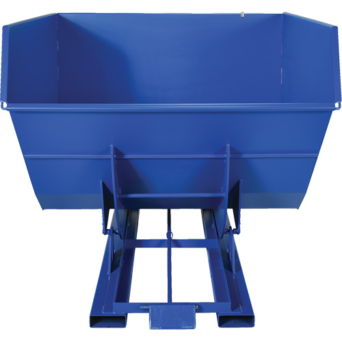 Self-Dumping Hopper, Steel, 4 cu.yd., Blue Toolneeds Inc.
