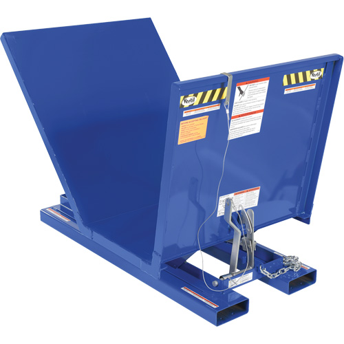 Open Sided Hopper, Steel, 1 cu.yd., Blue Toolneeds Inc.