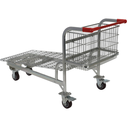 Chariot en treillis emboîtable, Acier, 28-3/4" x 37-1/16" x 59-5/8", Capacit&eacute; 275 lb Toolneeds Inc.