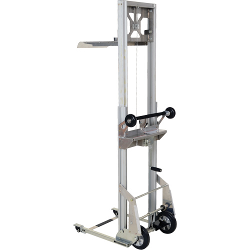 Appareil de levage portatif en aluminium, M&eacute;canisme Pompe au pied, Capacit&eacute; de 200 lb, Levage max de 61" Toolneeds Inc.