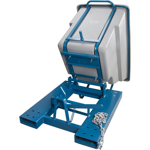 Conteneurs autobasculeurs, Poly&eacute;thyl&egrave;ne, 5/8 vg³, Gris Toolneeds Inc.