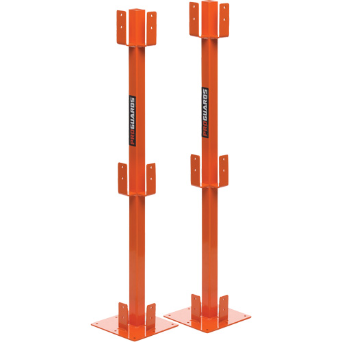 ProGuards Temporary Guard Rail Posts, 8" W x 39" H, Orange Toolneeds Inc.