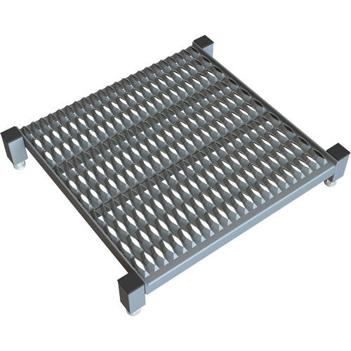 Adjustable Height One-Step Work Platform, 24" W x 24" D, 800 lbs. Capacity, All-Welded Toolneeds Inc.
