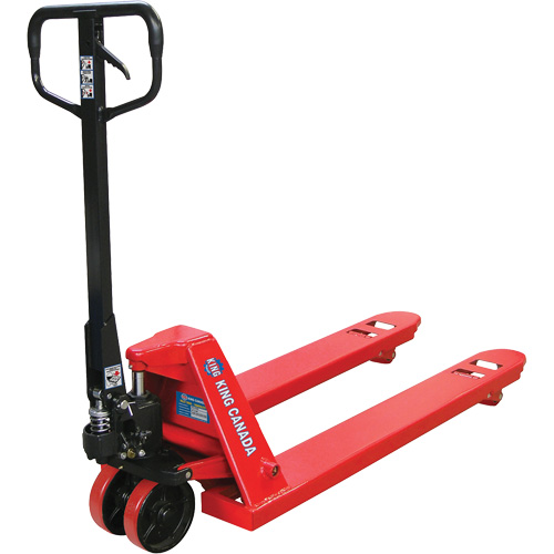Transpalette avec roues en polyur&eacute;thanne, Acier, 48" lo x 27" la, Capacit&eacute; 5500 lb Toolneeds Inc.
