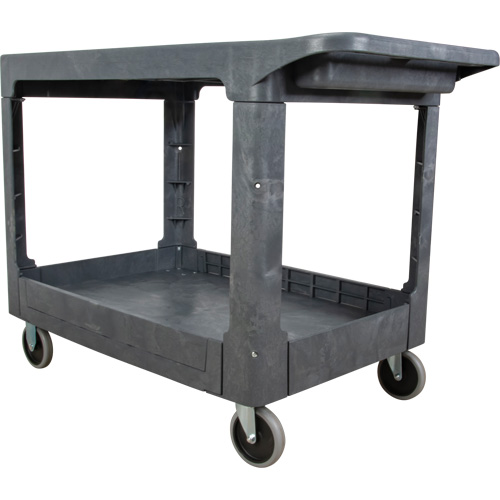 Chariot utilitaire pour l'entretien avec tablette plate, 2 tiers, 25-1/4" x 32-1/4" x 44", Capacit&eacute; 550 lb Toolneeds Inc.
