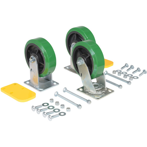 Ensemble de roulettes de tr&eacute;mie &agrave; basculement automatique s&eacute;rie H Toolneeds Inc.