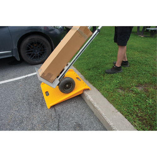 Rampe de trottoir portable en poly pour diable, Capacit&eacute; de 1000 lb, 27" la x 27" lo Toolneeds Inc.