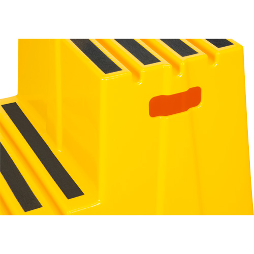 Escabeau industriel, 2 marches, 26" x 22-7/16" x Hauteur 19-11/16" Toolneeds Inc.