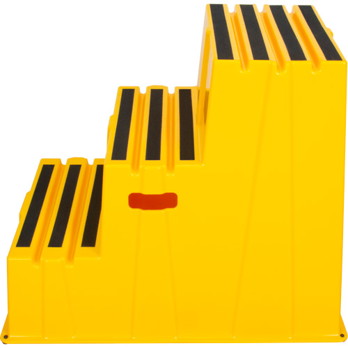 Industrial Step Stool, 3 Steps, 34-13/16" x 22-7/16" x 28-1/2" High Toolneeds Inc.