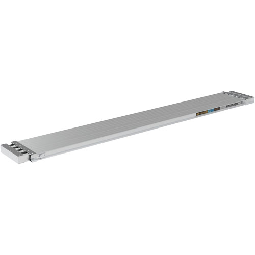 Telescoping Work Plank, 156" W x 12" D, 250 lbs. Capacity, Knocked Down Toolneeds Inc.