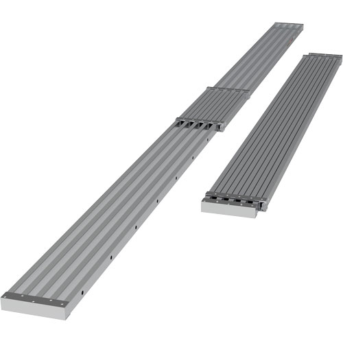 Planche de travail t&eacute;lescopique, 204" la x 12" pr, Capacit&eacute; de 250 lb, D&eacute;mont&eacute; Toolneeds Inc.