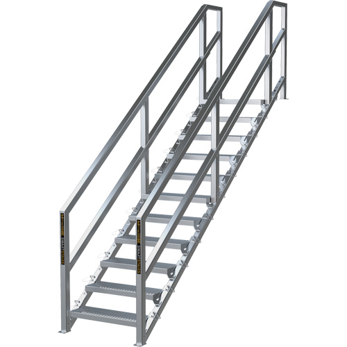 Syst&egrave;me d'escalier modulaire pour la construction de 11-16 marches SmartStairs, 120" ha Toolneeds Inc.