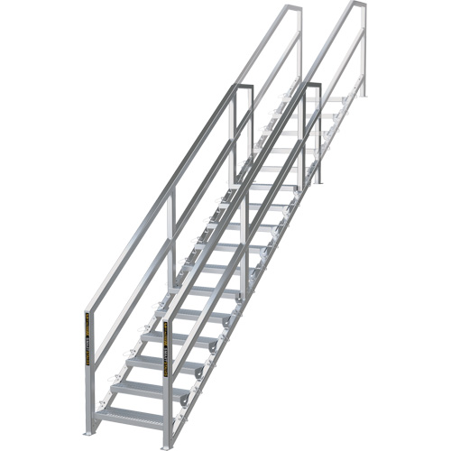 Syst&egrave;me d'escalier modulaire pour la construction de 11-16 marches SmartStairs, 120" ha Toolneeds Inc.