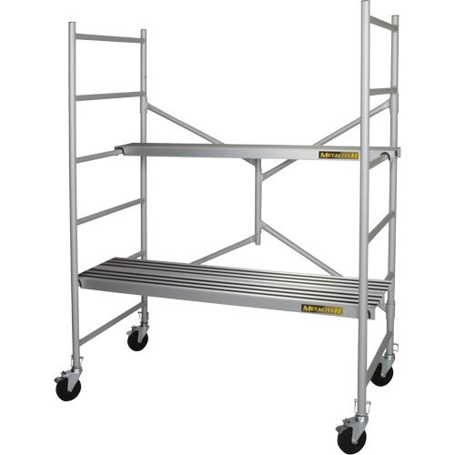 Portable Alu Series Scaffold, Aluminum Frame, 29" D x 72" H Toolneeds Inc.