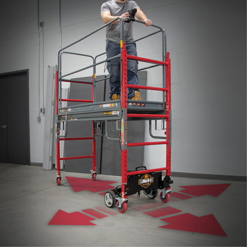 Complete Motorized Buildman 6' Baker Scaffold Kit, 31" D x 118-3/4" H Toolneeds Inc.