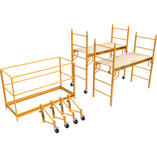 Trousse compl&egrave;te de tour d'&eacute;chafaudage pour cloison s&egrave;che de 12', 58-1/2" p x 183" h Toolneeds Inc.