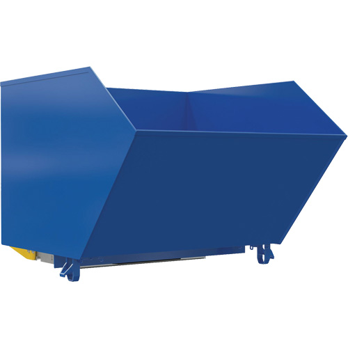 Heavy-Duty H-Style Bump & Dump Hopper, Steel, 1-1/2 cu.yd., Blue Toolneeds Inc.