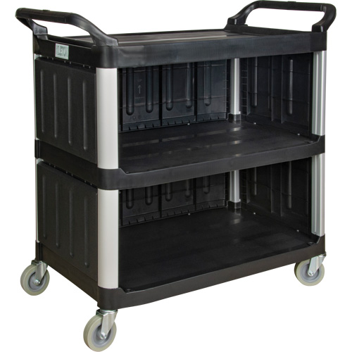 Chariot utilitaire, 3 tiers, 19-3/4" x 37-1/2" x 40-1/4", Capacit&eacute; 250 lb Toolneeds Inc.